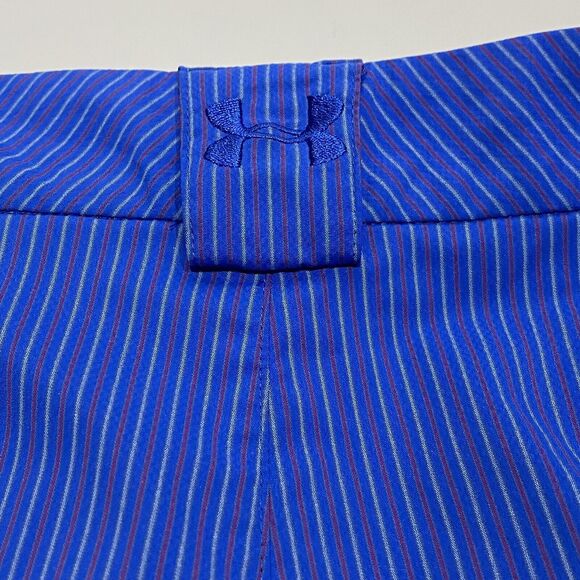 Under Armour Golf Shorts Men’s 40 (6.5” Inseam) Blue Striped Performance Stretch - Picture 4 of 7